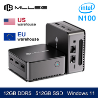 MLLSE G2 Mini PC Windows 11 Pro Alder Lake N100 Intel 12th DDR5 12GB RAM 512GB SSD WiFi 6 BT5.2 Desktop Computer Mini Pc Work