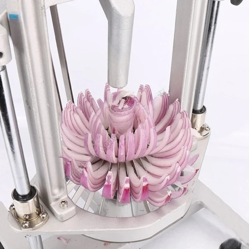 Onion Cutter Blossom Maker 300-700 PCs/hour Onion Flowering Machine Onion Slitting Machine Commercial Embossing Slitting Machine