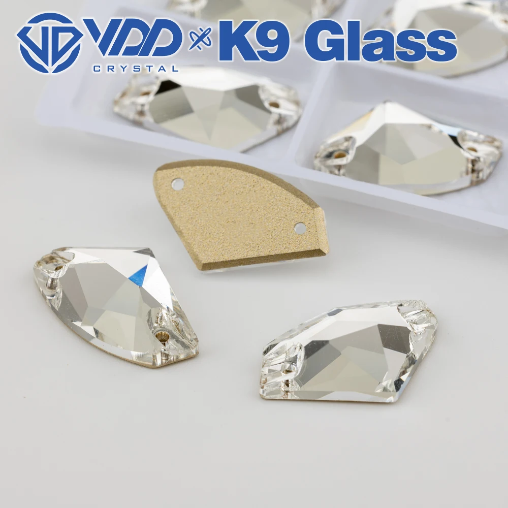 VDD S101 Crystal Galactic Top Quality K9 Glass Sew On Rhinestones Crystal Flatback Sewing Stones For Clothes Decorations