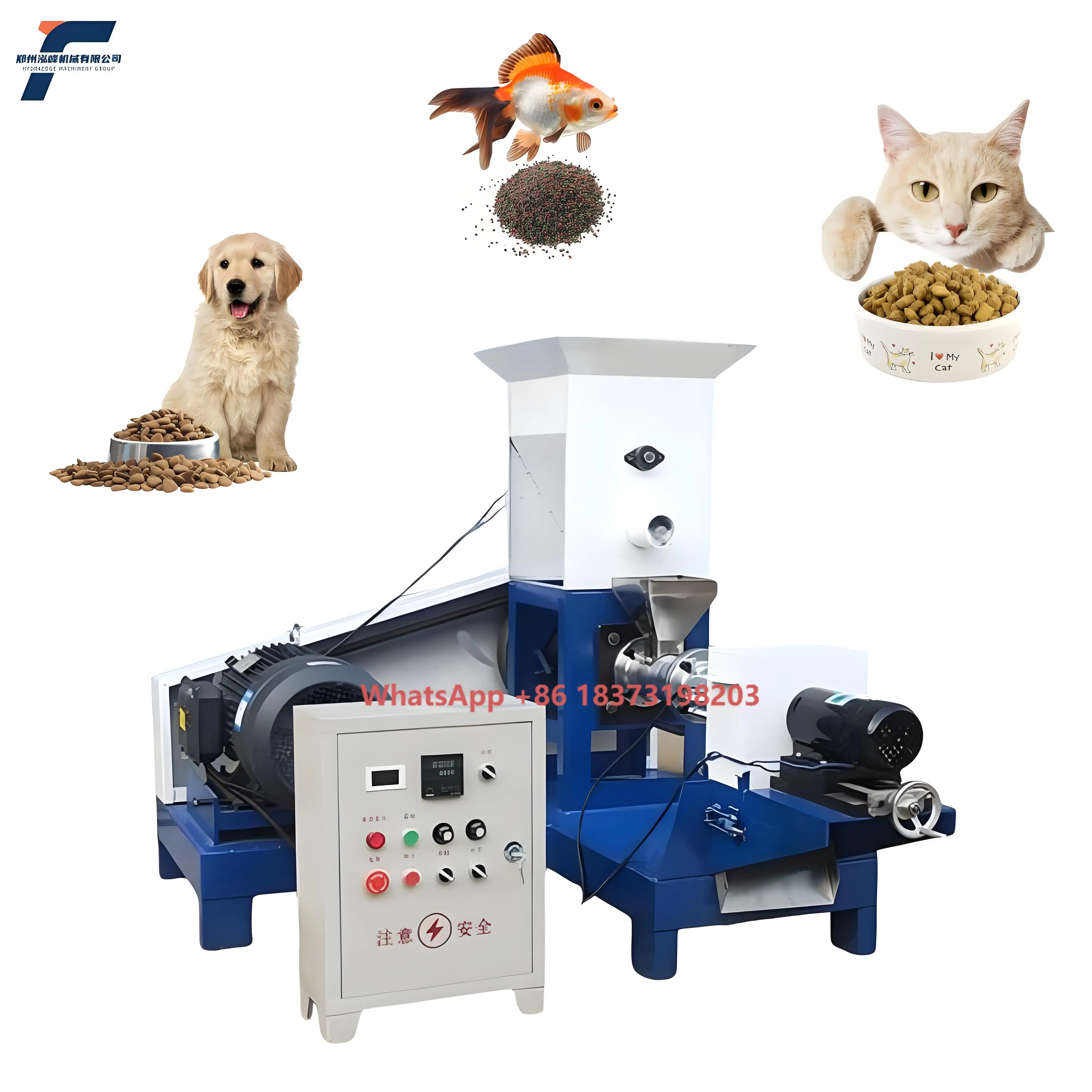 Cat Fish Dog Animal Floating Price Pet Food Feed Pellet Make Extruder Processing Manufacturing Machine for Fish Food