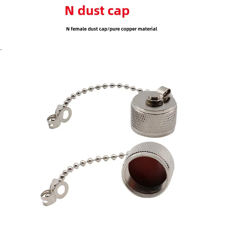 N-type dust cap Metal dust cap Protective cover N-K N-type protective cap for female head with chain clause