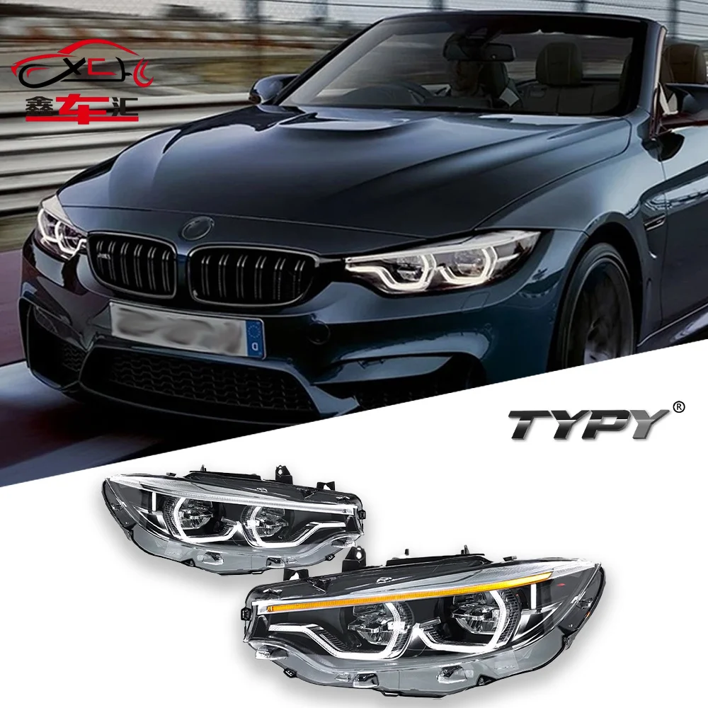 Car Headlights For BMW 4 Series M4 F32 Headlights 2013-2019 Upgraded LED Headlamps Dynamic Turn Signal Lamp DRL Car Assembly