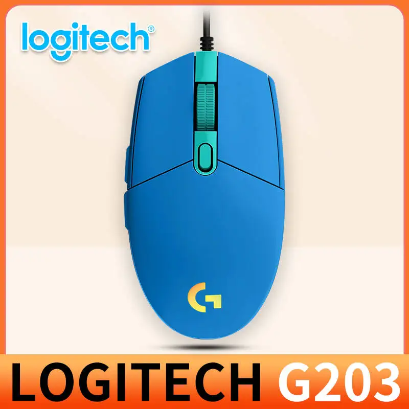 

Профессиональная игровая мышь Logitech G203 с чувствительными характеристиками и эргономичным дизайном для киберспорта