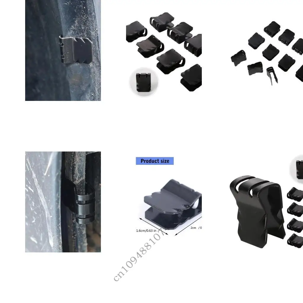 

10pcs U Shaped Buckles Clamp for Engine Guard Buckles Car Mudguard Fixing Clips