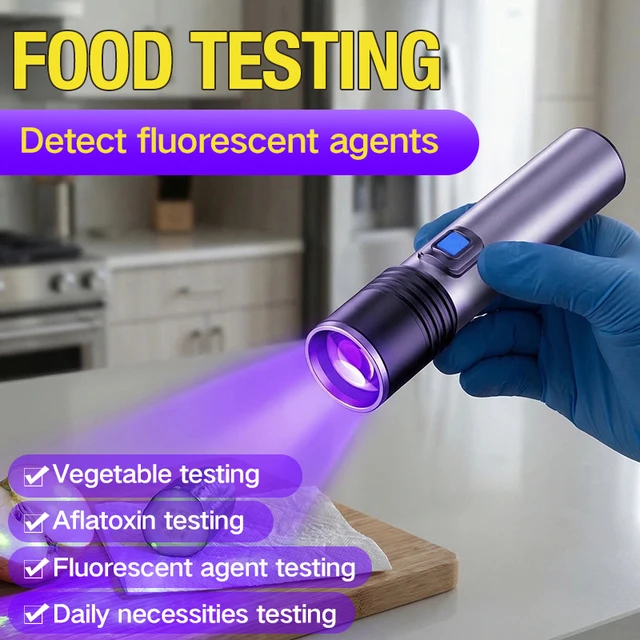 USB Rechargeable UV Flashlight For Pet Urine Detection Resin Cured 395nm UV Flashlight Black Light Zoom USB Rechargeable UV Flashlight For Pet Urine Detection Resin Cured 395nm UV Flashlight Black Light Zoom