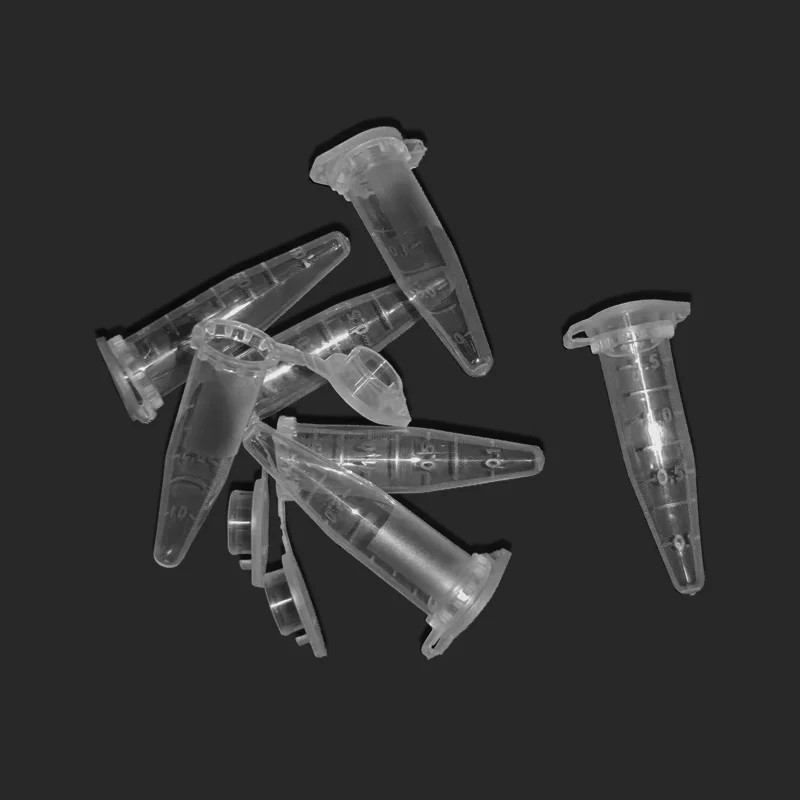 500Pcs/bag 1.5ml Micro Plastic Test Tube Centrifuge Vial Snap Cap Container Plastic Centrifuge Tube Laboratory Test Accessories