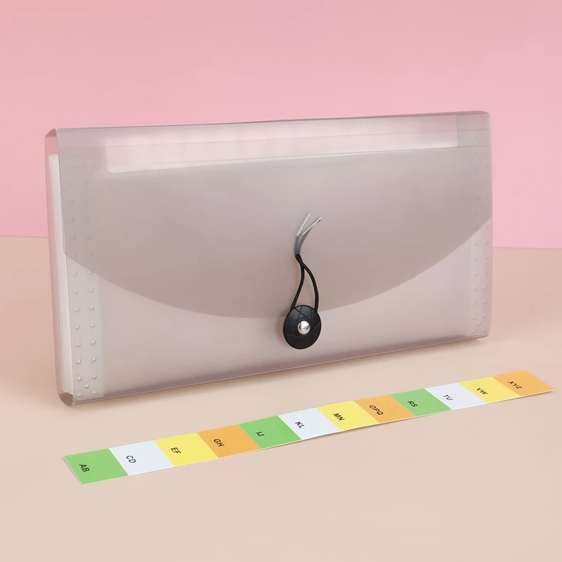 Receipt Organ Bag Folder Invoice Storage Bill Folder File Bag Multi-Layer Large-Capacity Classification Information Bag Document