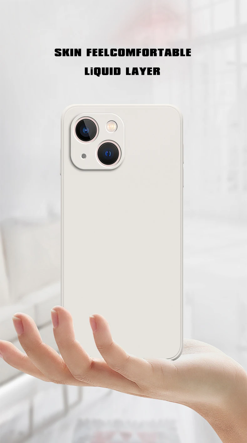 Für iphone 15 Fall iphone 11 12 13 mini 14 15 16 Plus 14 Pro Max Abdeckung Platz Matte Silikon Luxus klassische Abdeckung Funda – Detail 4