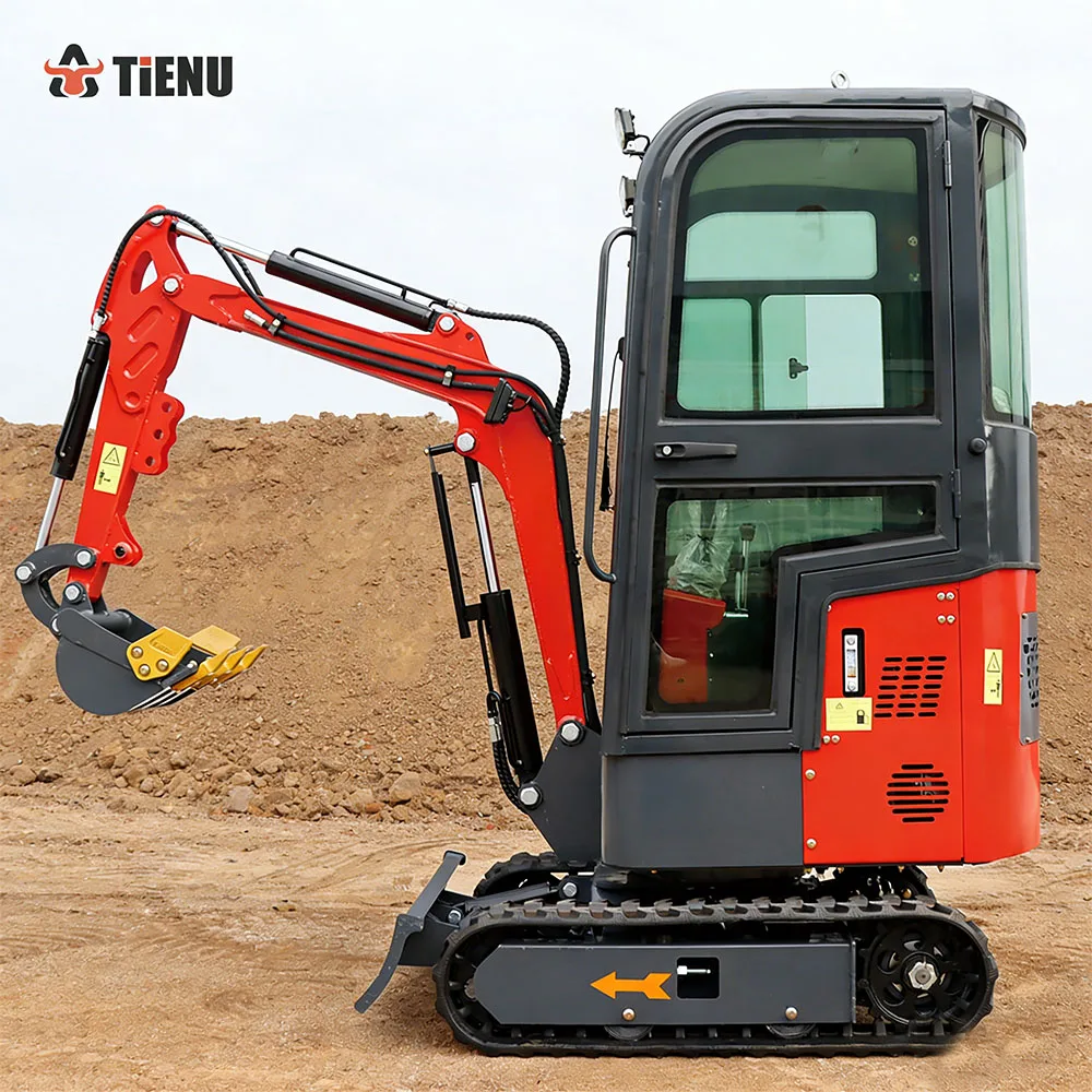 

Customizable 0.8ton 1.2ton 1.5ton Mini Excavators EPA Compact Tracked Excavators for Home Agriculture and Construction Machinery