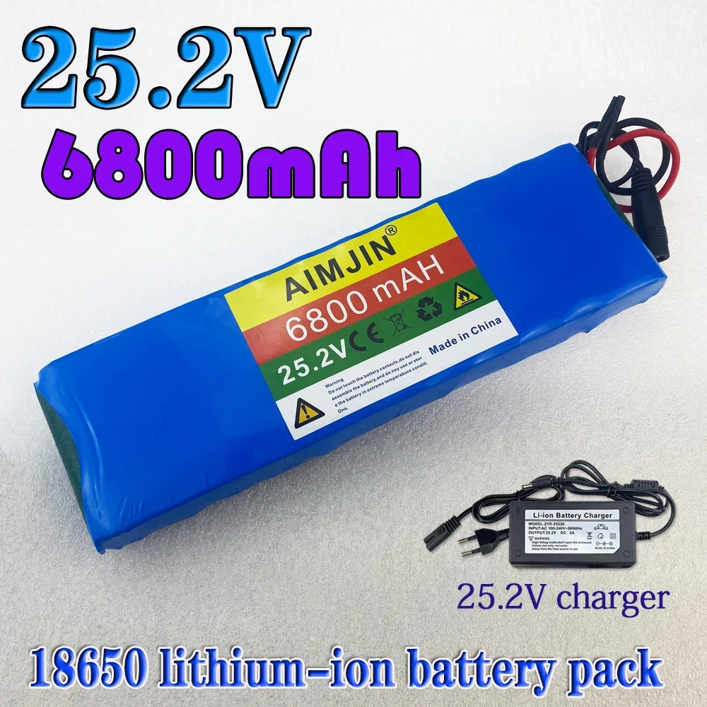 6S2P 25.2V 6800mAh Lithium-ion Rechargeable Battery Pack, Suitable for Power Supply of Electric Toys, Electronic Products etc