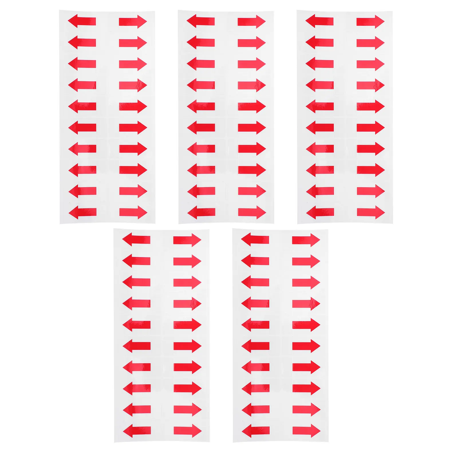 Transparent Removable Arrow Marking Tape Flexible Adhesive No Residue Directional Sign Stickers for Office Files Warehouse
