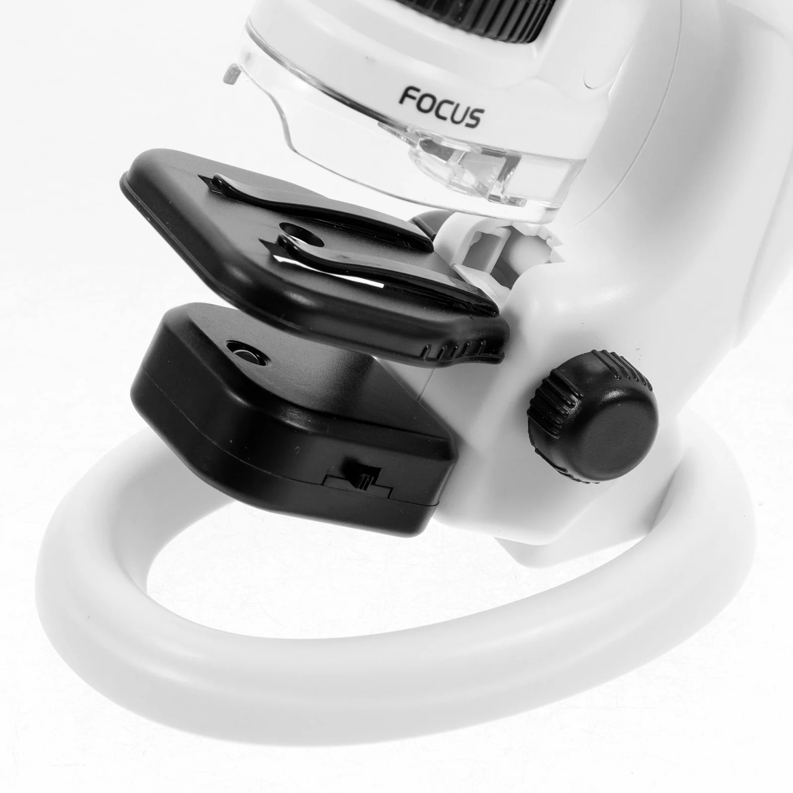 Kit científico de microscópio portátil para crianças, ferramenta educacional, ampliação 60x-180x, experimento de biologia, fornecimento de estudantes