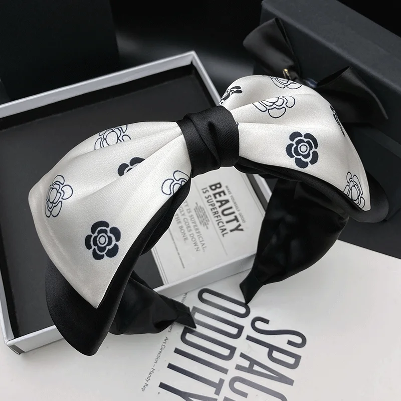 

Новый стиль маленькой и свежей заколки для волос, женский большой бант, модный головной убор для взрослых, компрессия волос, повязка на голову для мытья лица.