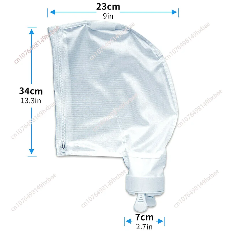 1PCS Pool Cleaner Filter Bag Useful Zipper Replacement Filtration Bags Pouches Pool Vacuum Cleaner for Polaris 280 480 Model