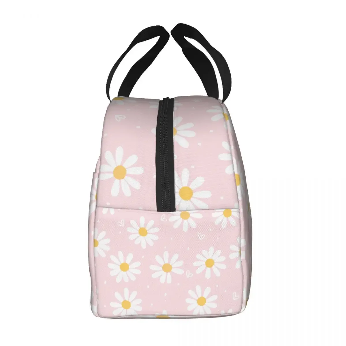 Fiambrera impermeable con estampado Floral para mujer, bolsa de almuerzo con aislamiento Oxford, térmica, para comida fría, Picnic y trabajo