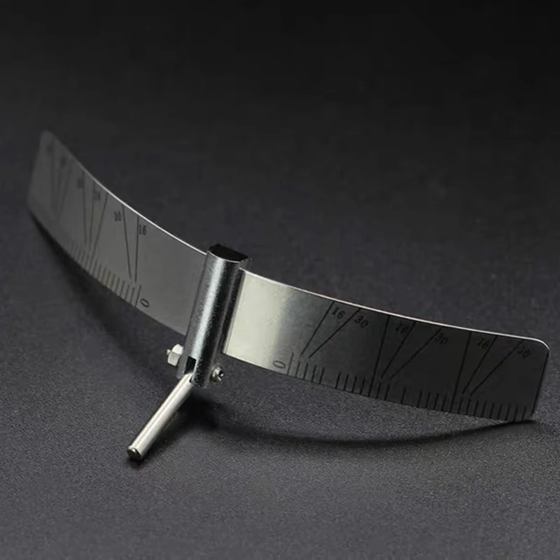 Righello di misurazione righello di posizionamento per piantagione dentale righello angolare per piastra di guida per il posizionamento dell'impianto orale con scala