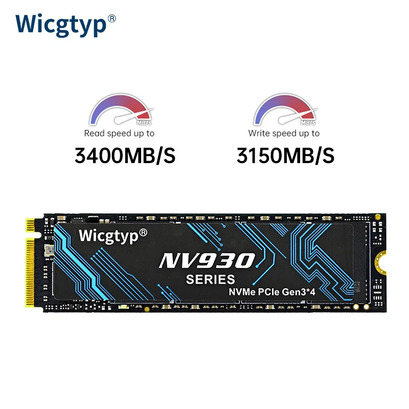 

Wicgtyp SSD M2 NVMe 256GB 512GB 1TB 2TB Hard Drives NVME M.2 Ssd PCIe3.0x4 Internal Solid State Disk For Laptop Desktop