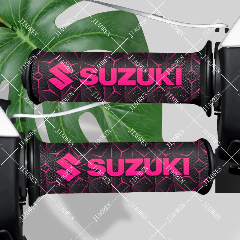 

Pink Motorcycle Handlebar Suzuki Logo Stickers Waterproof Slip-resistant Decals Gsxr 1000 Gsr 600