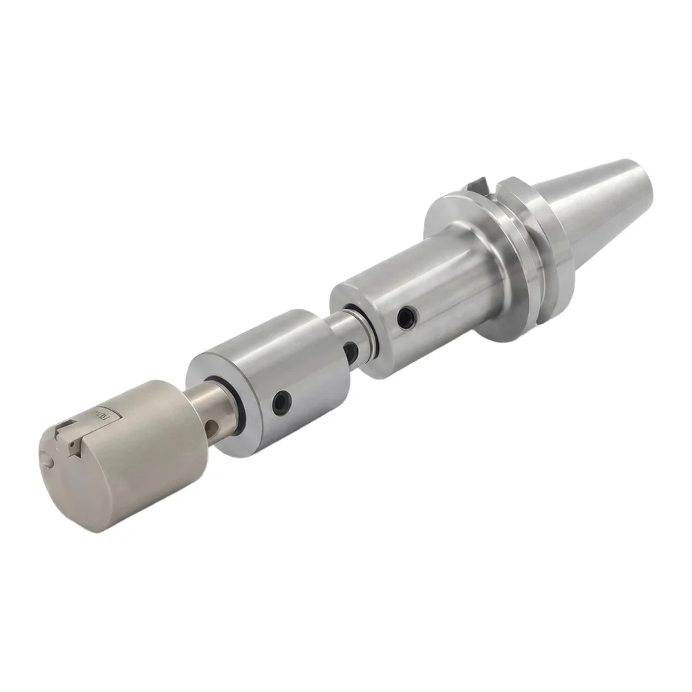 LBK1 to LBK6 Equal Diameter Extension Rod 20CrMnTi Steel for Boring Head Tool Holder Lengthening Bar Silver Finish