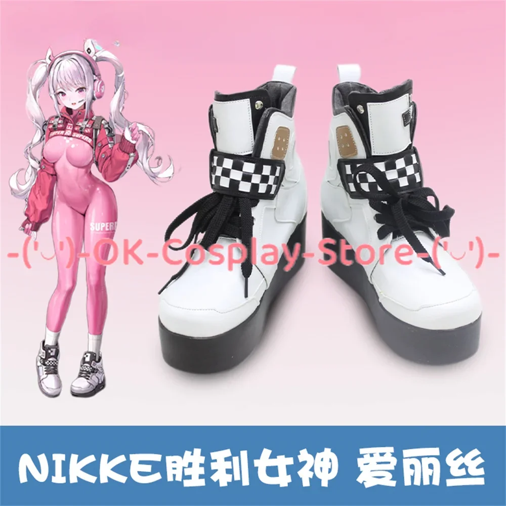 NIKKE nikke Alice Cosplay Shoes Boots Game Anime Halloween Christmas Custom Made