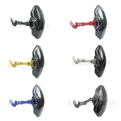 Motorcycle And Bike Adjustable Imitation Aluminium Alloy Rear Wheel Fender Carbon Fiber Mudguard Universal Extender Accessories