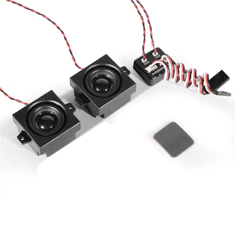 VEHO-Remote Control Diesel Engine Sound Module Simulation 5W Speaker For RC Construction Vehicle Container Truck Excavator Model