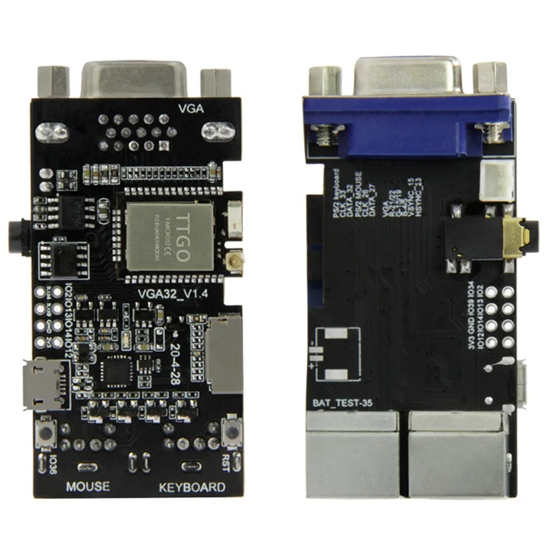 VGA32 VGA ESP32 PSRAM Modul V1.4 Controller PS/2 Maus Tastatur Grafikbibliothek Spiel ANSI/Terminal Circuit