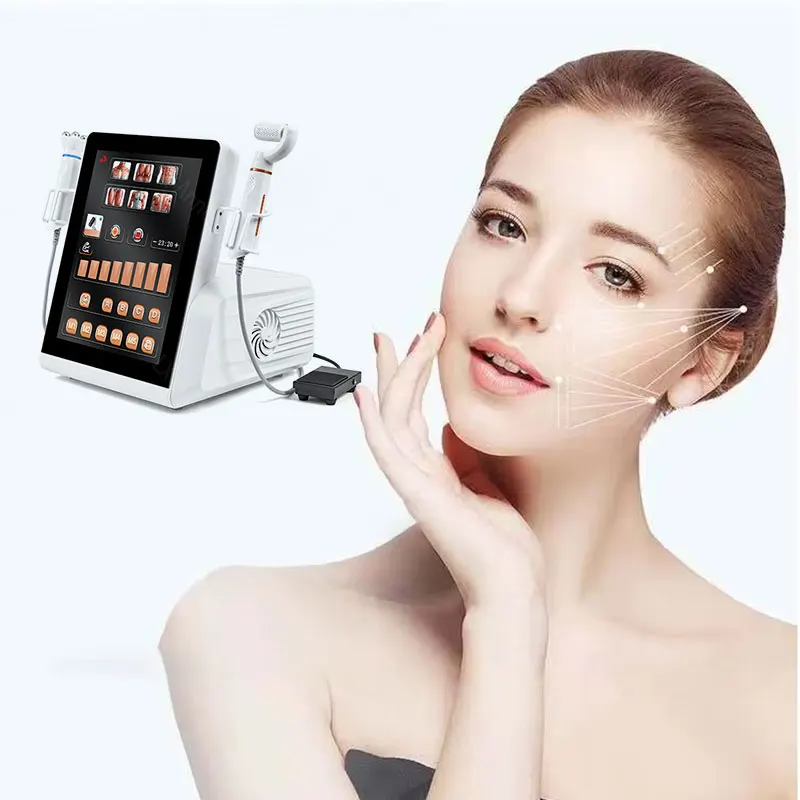 

Portable beauty device with wrinkle removal and tightening facial RF 2-in-1 technology spot removal and mole removal plasma