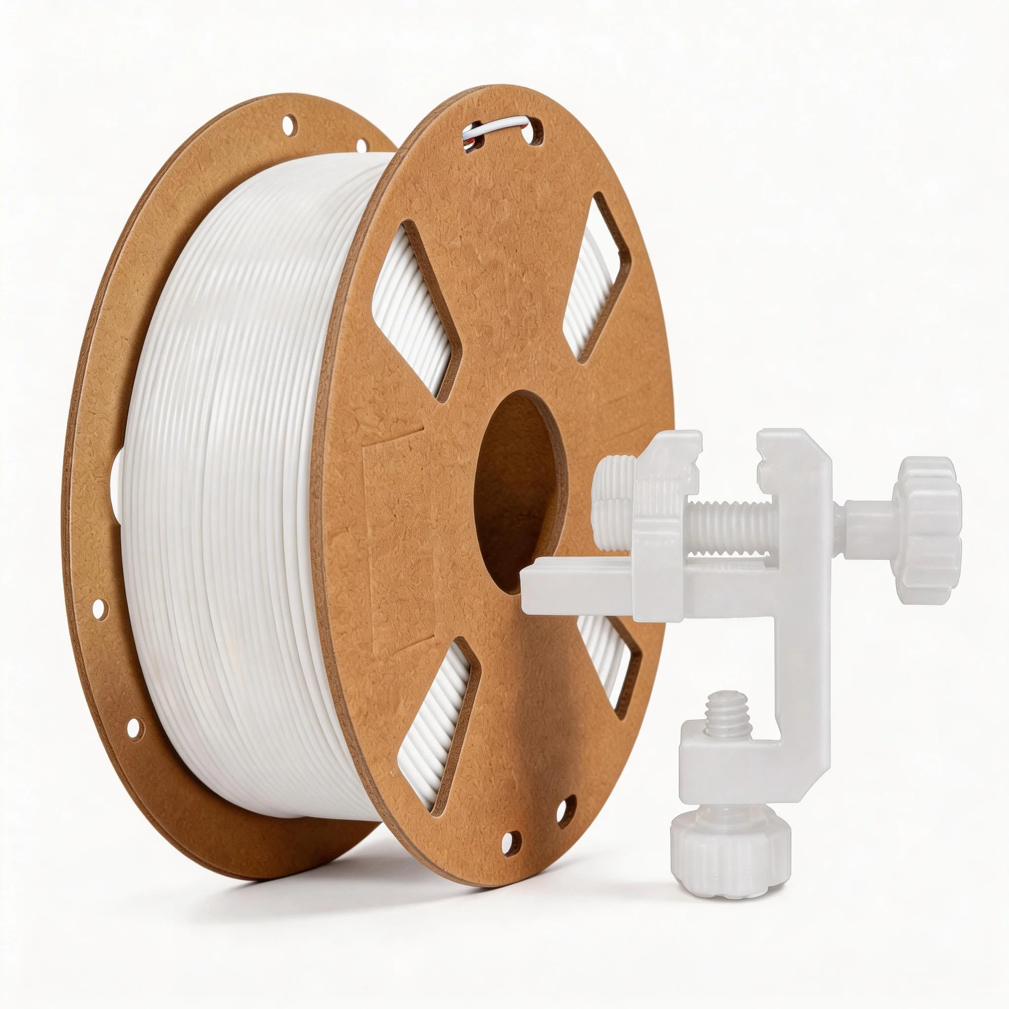

Филамент PETG для 3D-принтера, 1.75 мм, аккуратно намотанная прочная катушка PETG 1 кг (2.2 фунта), высокопрочный филамент, белый