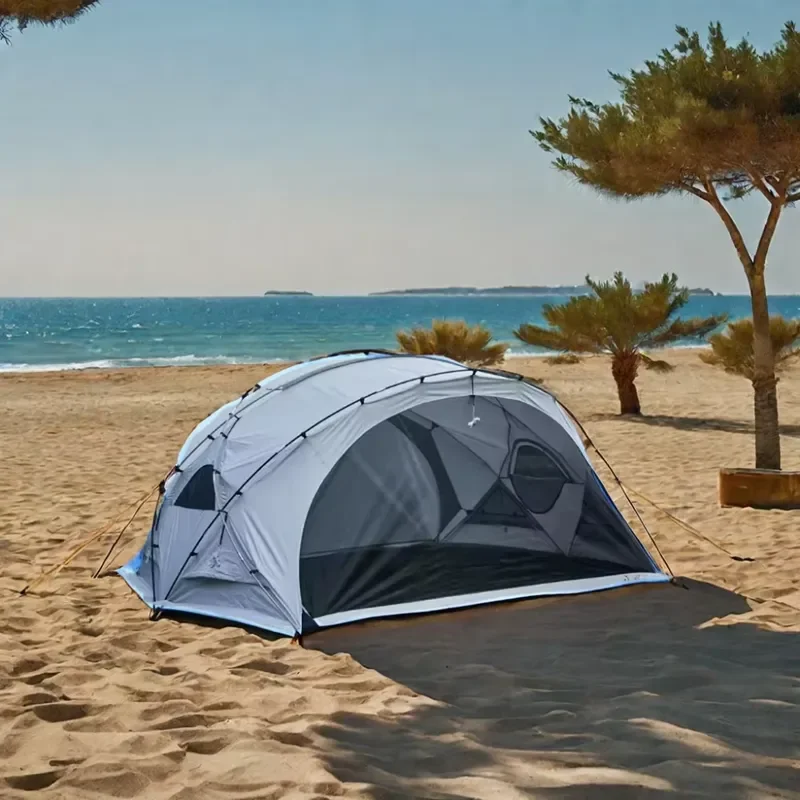 Half Dome Canopy Spherical Tent Outdoor Folding Dome Sun Protection Waterproof Thickened Camping Tent