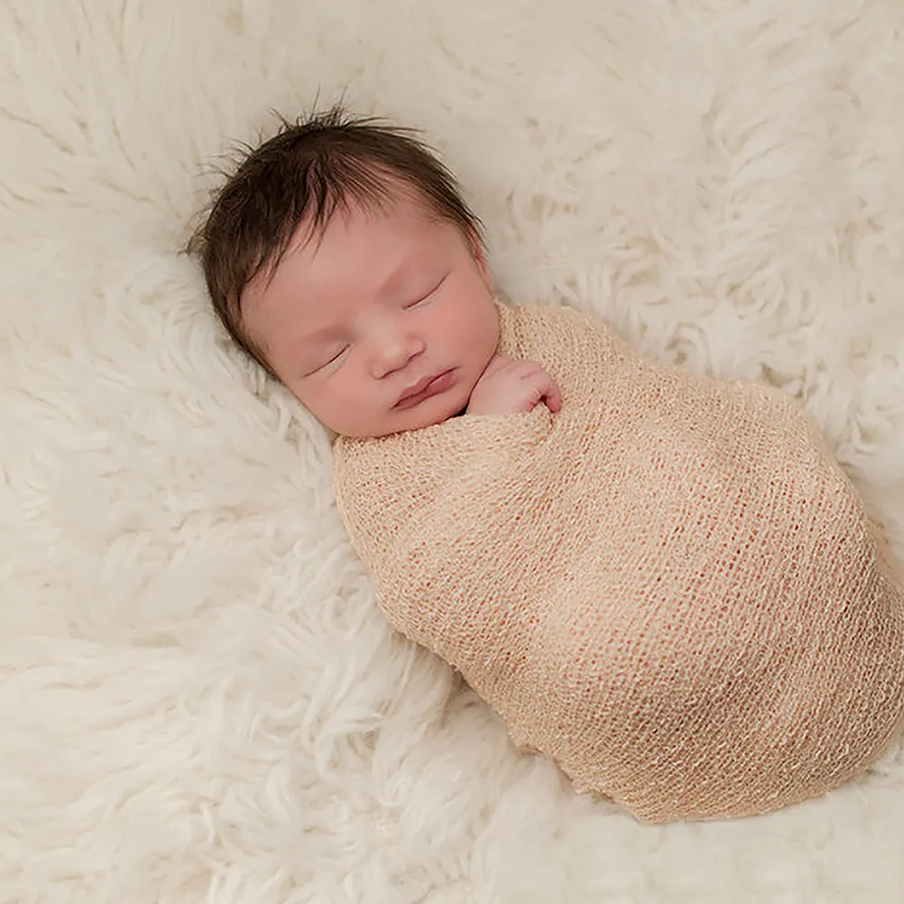 

Набор для новорожденных: пеленка-кокон и шапочка для безопасного и уютного обертывания, идеально подходит для фотосессий, кормления и объятий