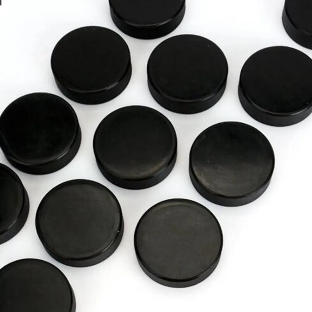 10Pcs Ice Hockey Pucks PU Material Standard Hockey Balls Anti Slip Texture Accurate Passes Practice Training Game