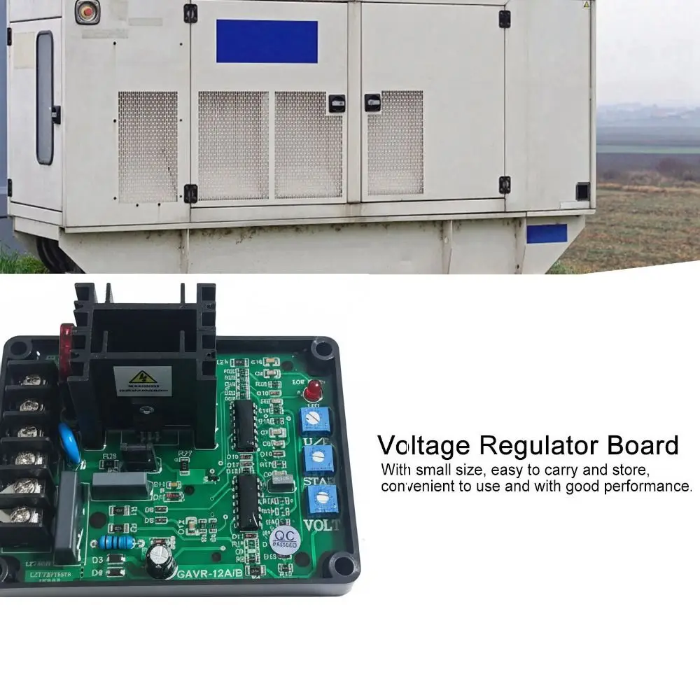 Durável GAVR-12A regulador de tensão automático precisão prático módulo sem escova componentes eletrônicos componente eletrônico