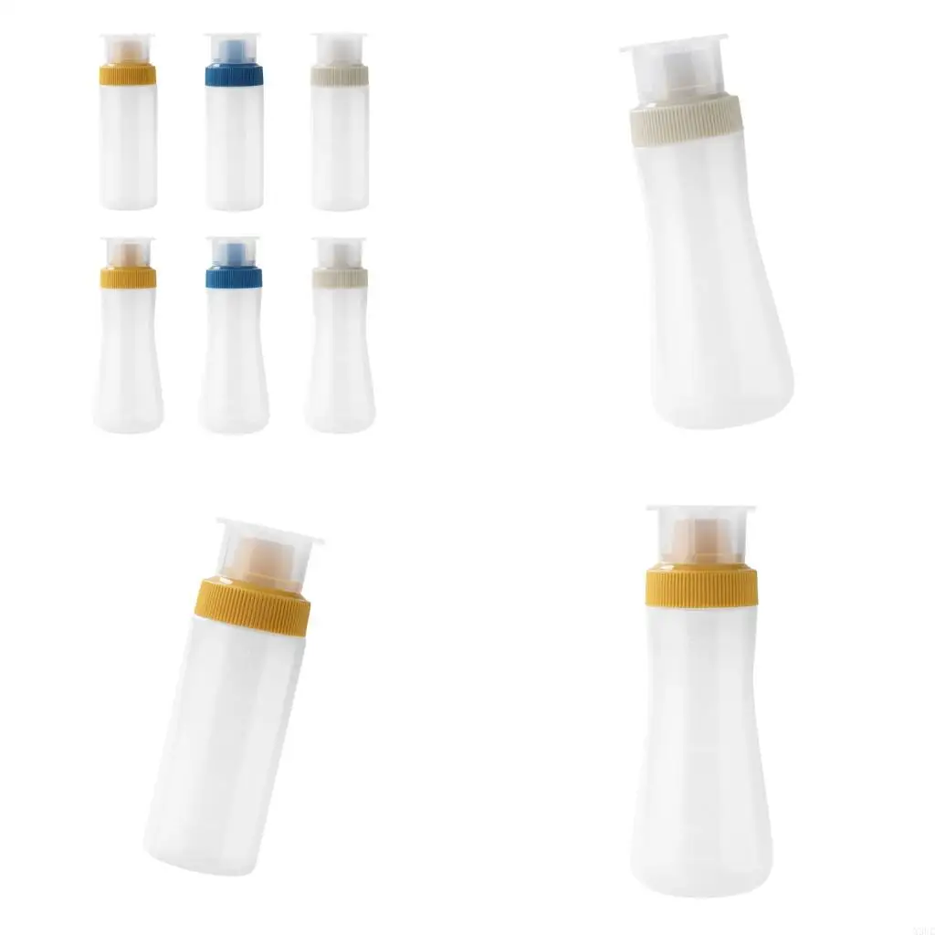 Precise Sugar Powder Bottle For Home Baker With Smooth Nozzle For Easy Filling And Detachable Parts For Cleaning X3UC