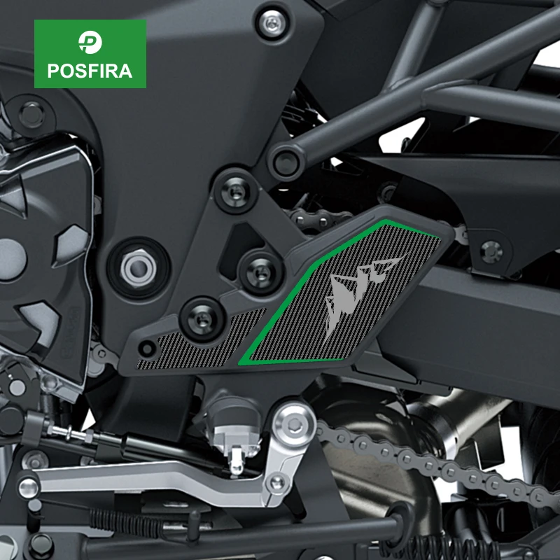 

Наклейки-декали POSFIRA из винила для подножек мотоцикла Kawasaki Versys 1100 SE/S 2025 – аксессуары для декора подножек