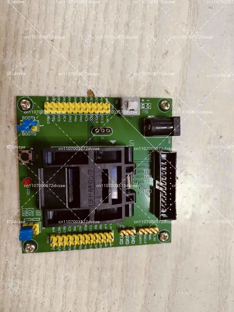 STM32 test burner lqfp64 package programmer JTAG SWD serial port three download modes