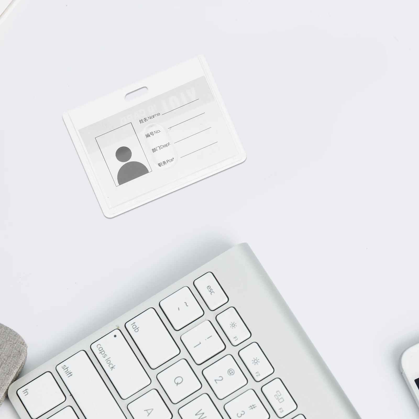 

15 Pcs Id Badge Sleeve Clear Name Tag Holder Holders Card Protector Sleeves for Cards Access