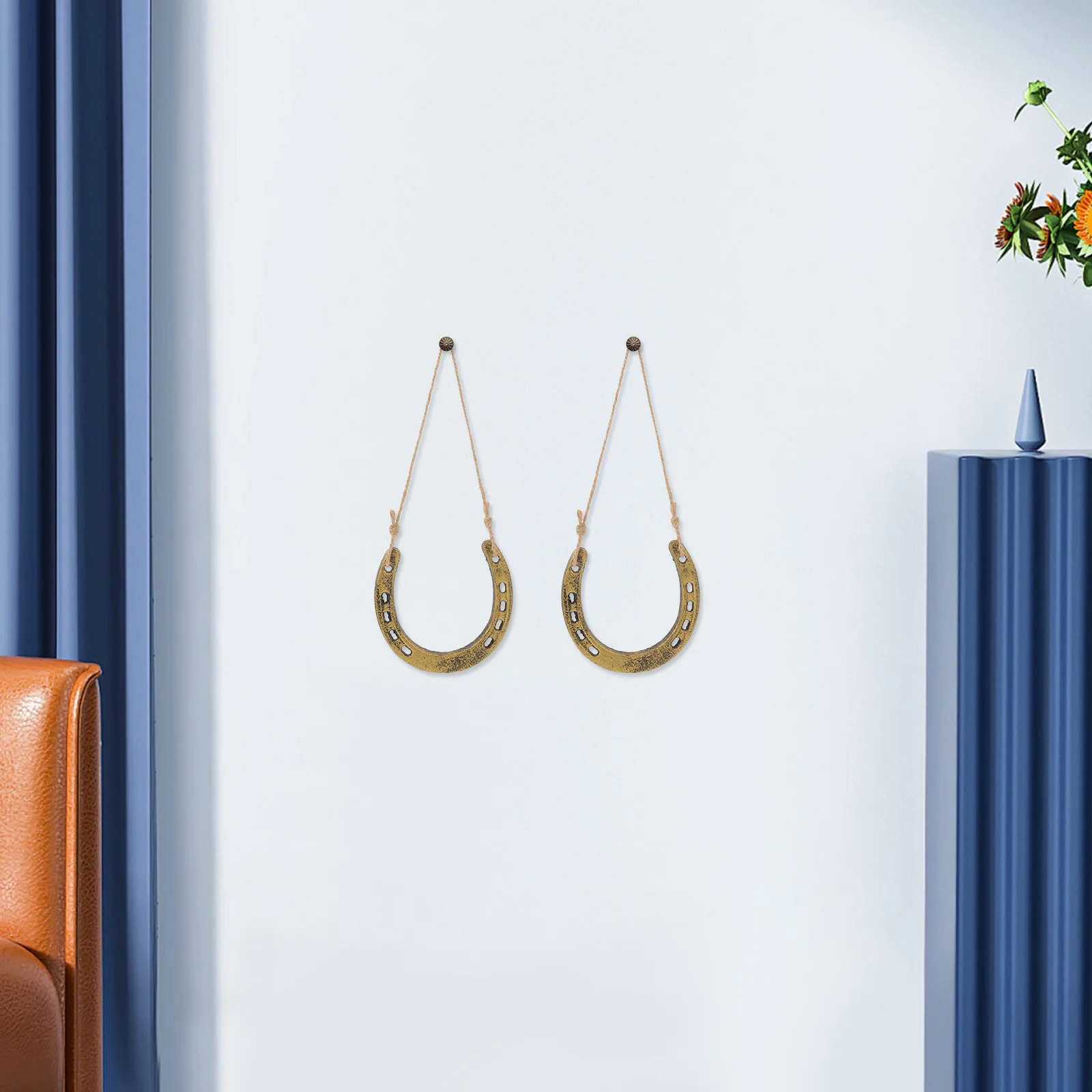 

3pcs Cast Iron Horseshoe Wall Decor Vintage Rustic Western Home Art For Farmhouse Bedroom Bathroom Lucky Charm Decoration