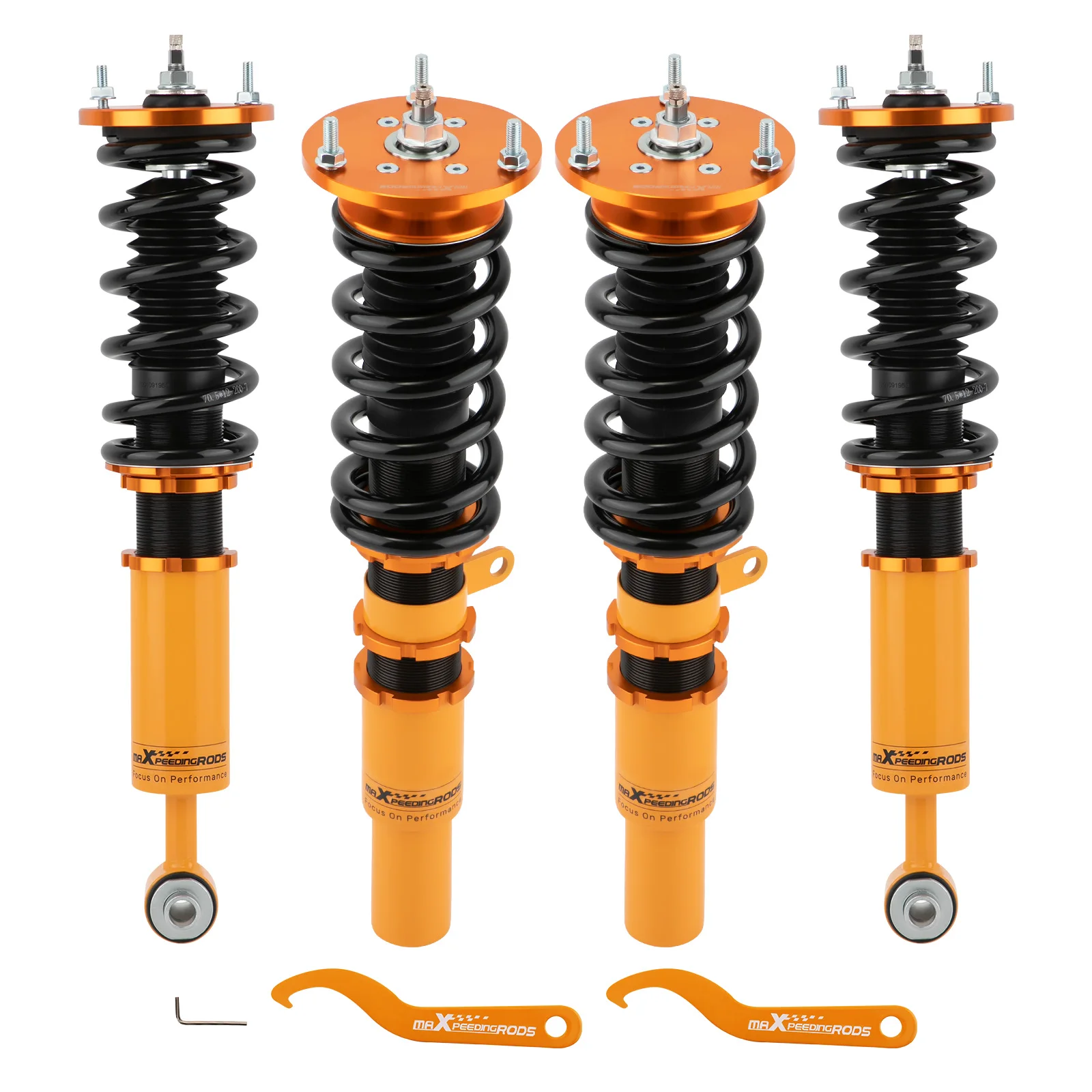 MaXpeedingrods Coilovers 24 Way Damper Adjustable Coilovers  FOR BMW 5 SERIES 04-10 E60 AWD Coilovers Spring Shock Strut