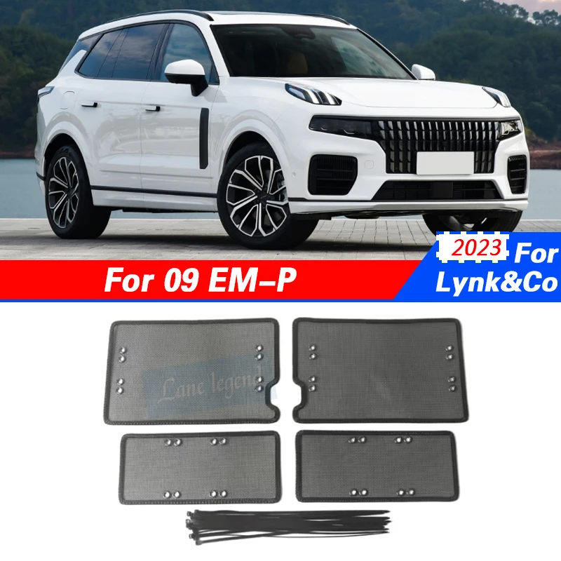 

For LYNK&CO 09 EM-P 2023 Car Front Middle Insect Screen Mesh Grille Insert Net Anti-mosquito Protect Dust Accessories