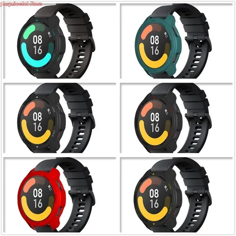 غطاء واقي E8BA لـ MI Color 2 PC-PC Screen Screen Protector Frame Frame Anti-Scratch Housing Sleeve Accessories