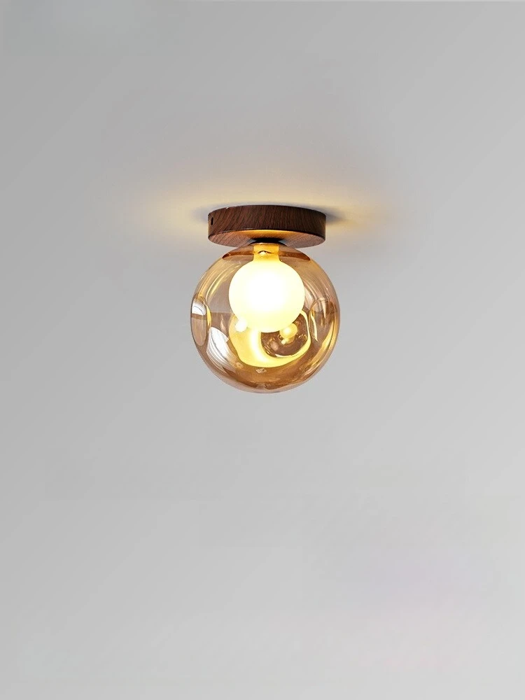 Medieval vintage aisle balcony porch ceiling light retro amber glass entrance corridor bay window lamp