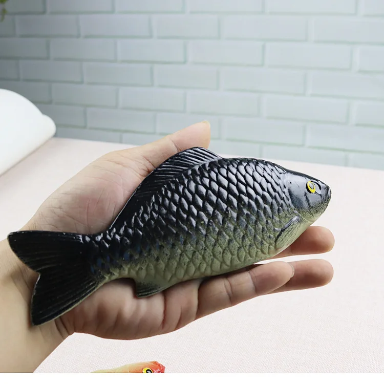 Simulierte Fisch modell künstliche Karausche Figur Fisch Dekoration Ornament Kinder Tier lernen Spielzeug Geschenke dekorative Requisiten – Detail 13