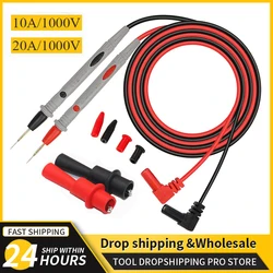 10A 20A 1000V Multimeter Probe Test Needle Pin Digital Multi Meter Lead Wire Pen Cable Kit Multi Meter Voltmeter Tester Kit