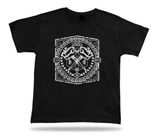 T-Shirt Maglietta Regalo Compleanno Idea God Potenza Hammer Skull Croce Emblema