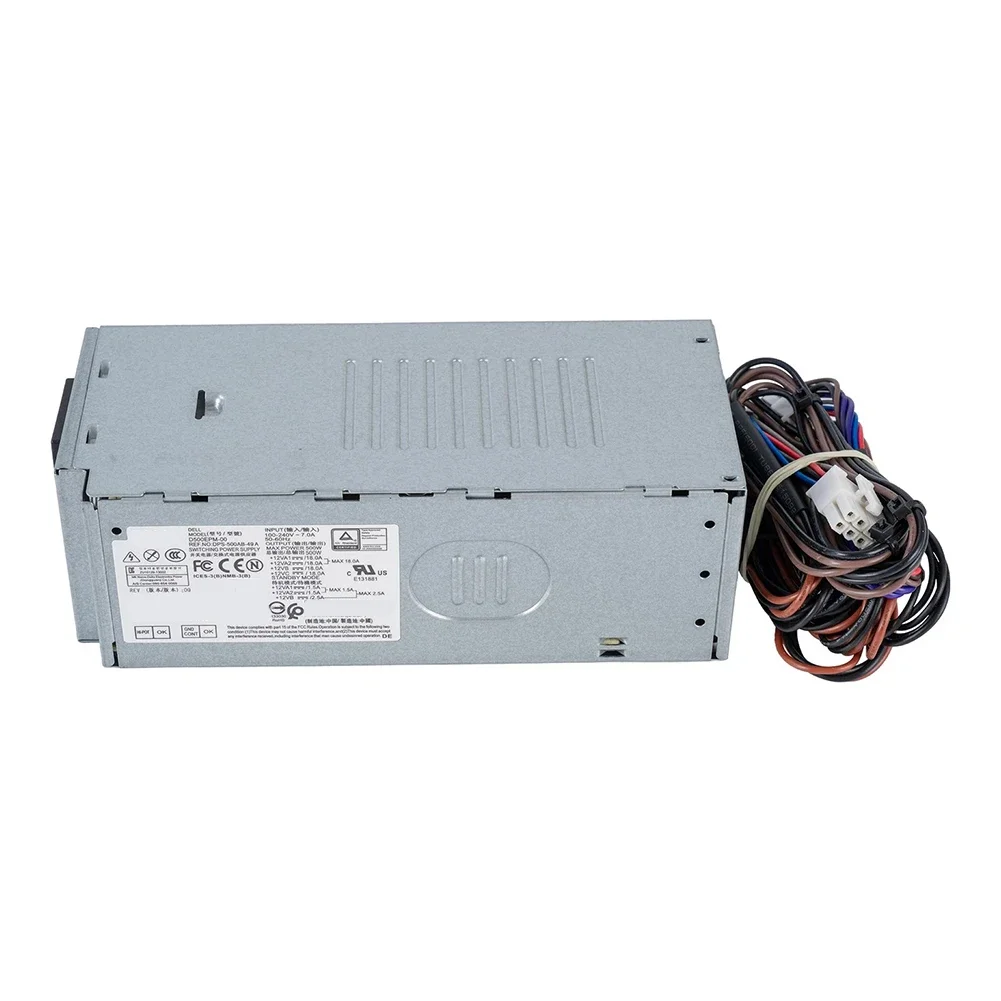 Блок питания 500 Вт, совместимый с Dell Vostro 3910 3030, D500EPS-01, 0TPX56, TPX56, со встроенной защитой от перенапряж