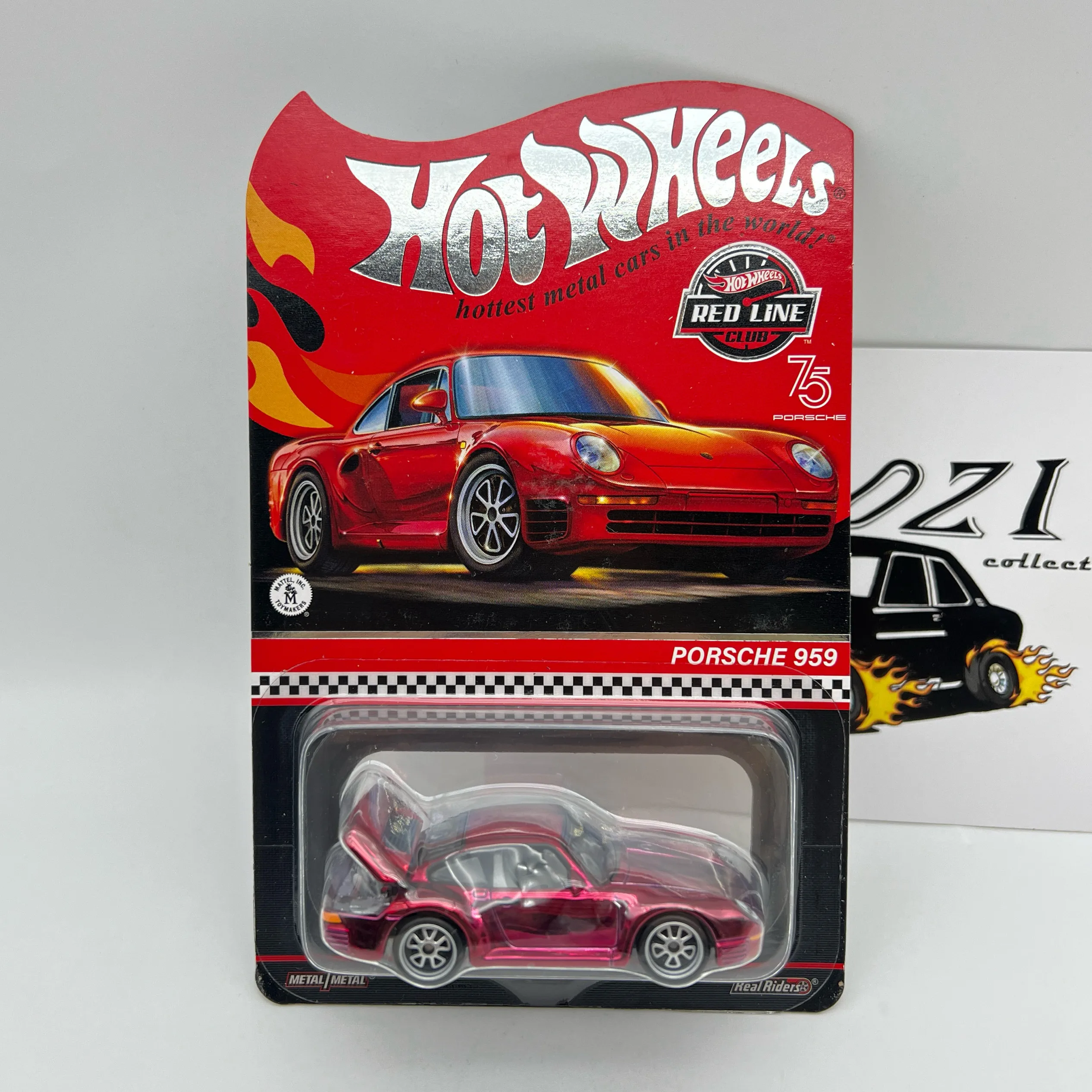 Hot Wheels RLC Red Line Club Limited Edition Plated Alloy Diecast Car Model Car Culture Exhibition Collection For Collectors view 2