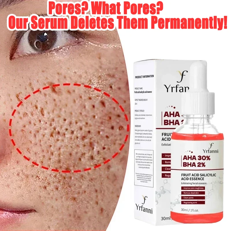 

Salicylic Acid Shrink Pores essence For Acne Blackhead & Pores Skincare Exfoliating Moisturizing Nourish Smooth Pores serum