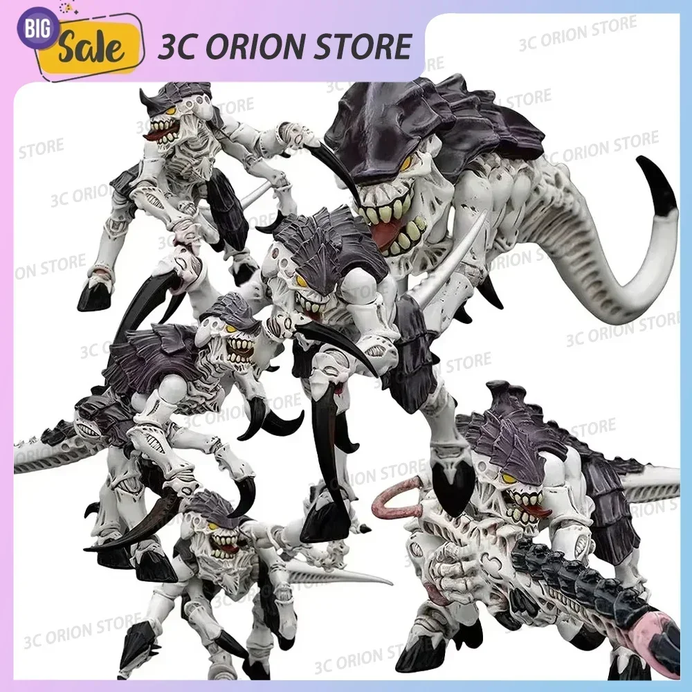 [In-Stock] JOYTOY 1/18 Warhammer 40000 Action Figures Tyranids Hive Fleet Leviathan 6PCS Model Boy Kid Toys Gifts