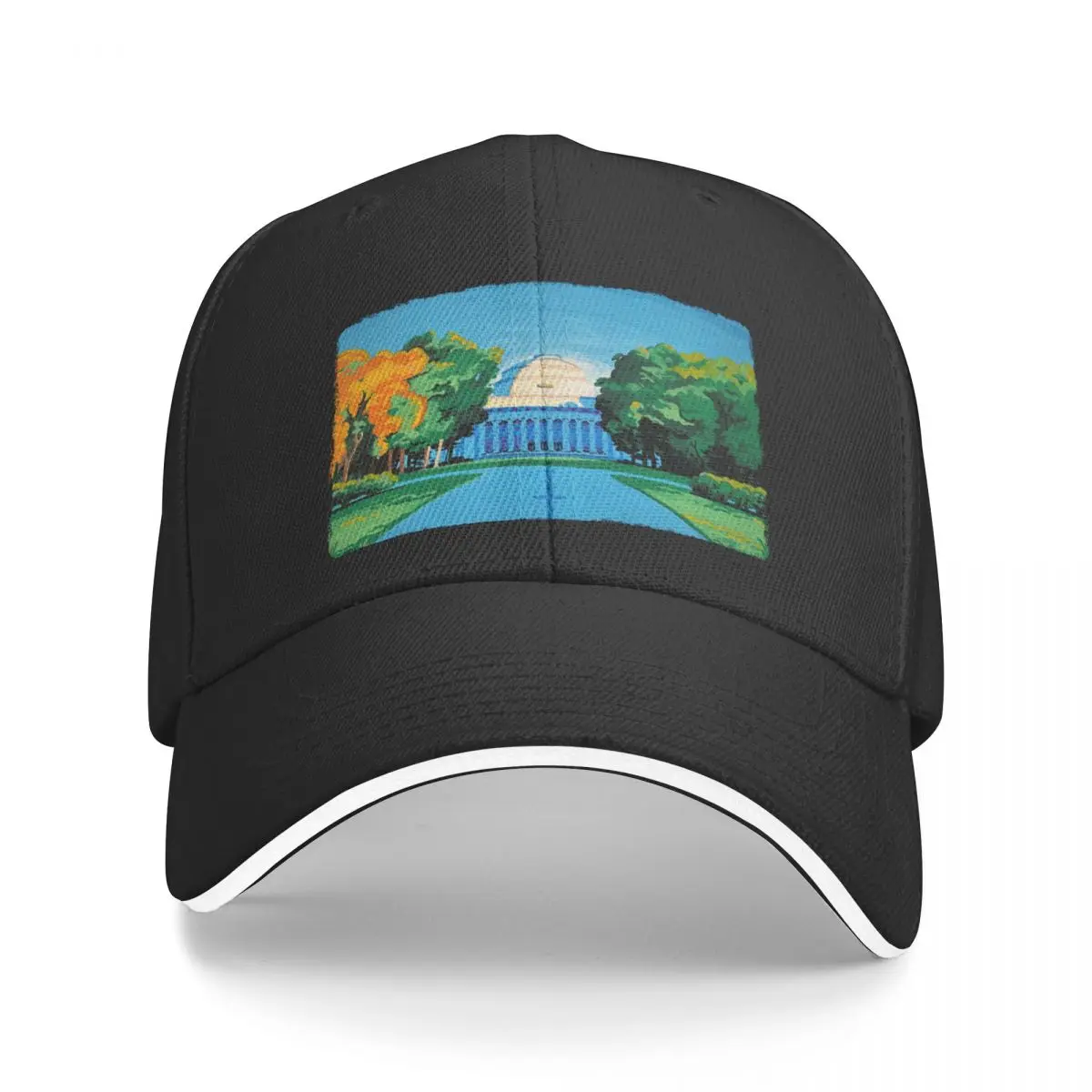 MIT Dome - Killian Court - Acrylic Marker Illustration Baseball Cap New Hat hard hat |-F-| Hats For Men Women's